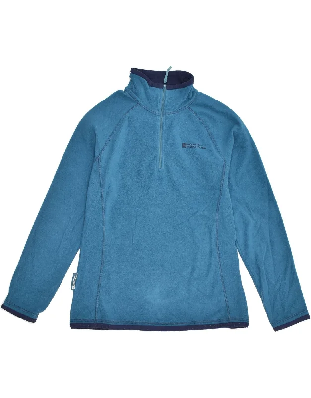 Special Discount MOUNTAIN WAREHOUSE Womens Zip Neck Fleece Jumper UK 8 Small Blue Polyester Special Discount MOUNTAIN WAREHOUSE Womens Zip Neck Fleece Jumper UK 8 Small Blue Polyester