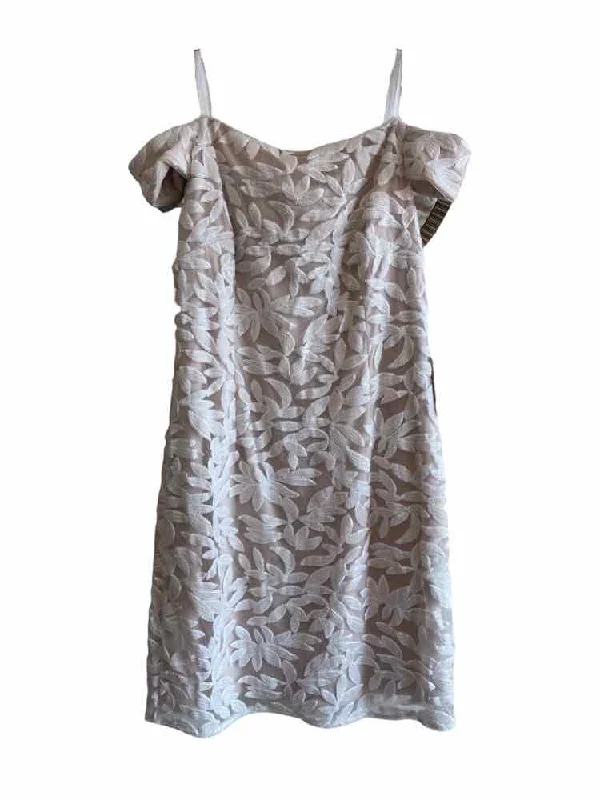 Today Only Adrianna Papell White Size 12 Dress