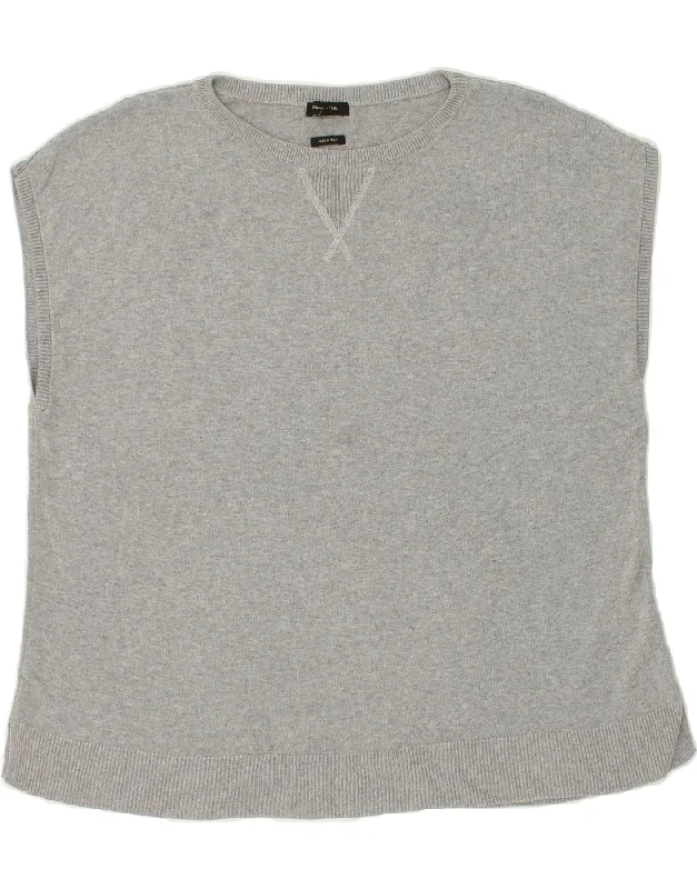 Fantastic Deals MASSIMO DUTTI Womens Sleeveless Boat Neck Jumper Sweater UK 14 Medium Grey Fantastic Deals MASSIMO DUTTI Womens Sleeveless Boat Neck Jumper Sweater UK 14 Medium Grey