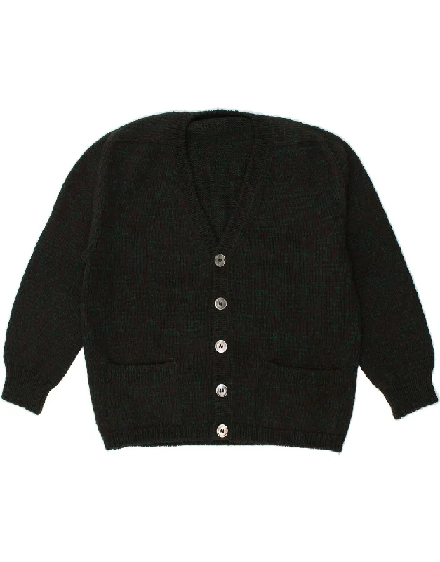 Early Bird Discount VINTAGE Womens Cardigan Sweater UK 20 2XL Green Flecked