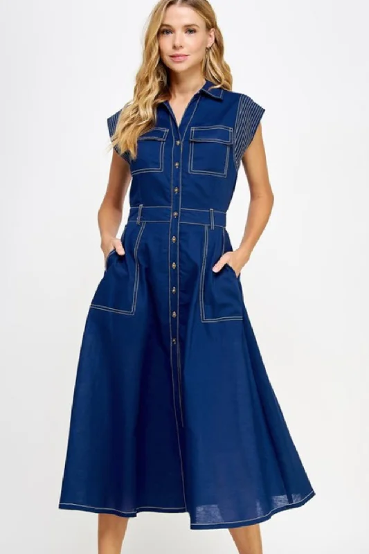 Mega Deal Alma Double Stitched Dress