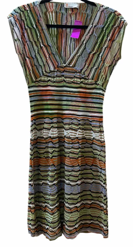 Price Rollback M Missoni Lime Green Multi Size 40 Dress