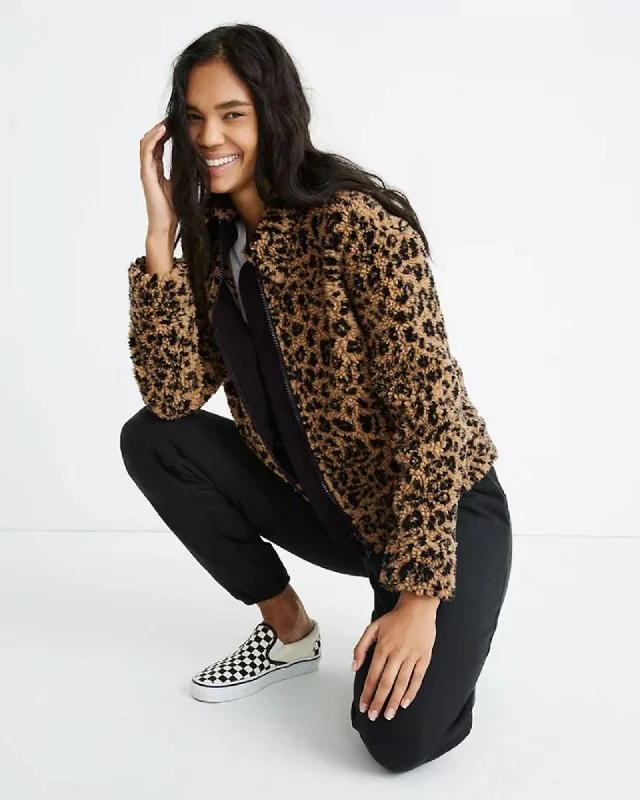 Overstock Sherpa Bomber Jacket