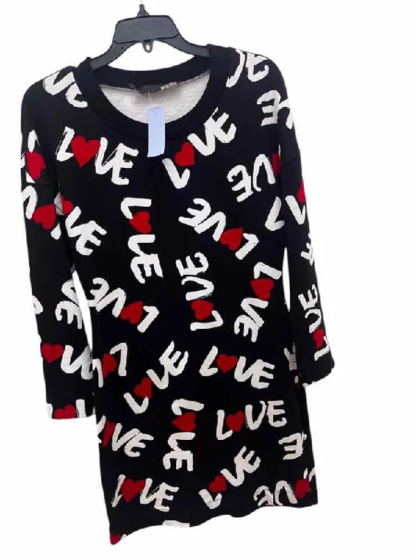 Extra Savings Love Moschino Black white red Size 2 Dress