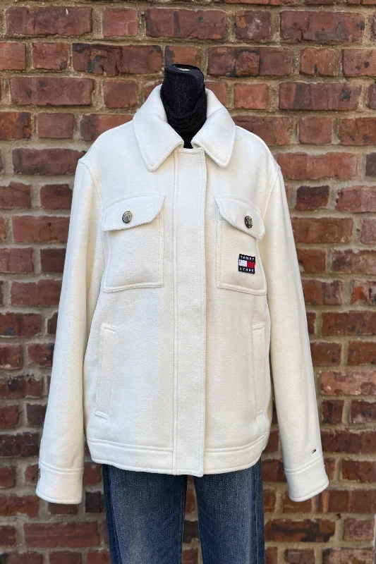 Stock Clearance TOMMY HILFIGER Paded Wool Shirt JAcket / XL