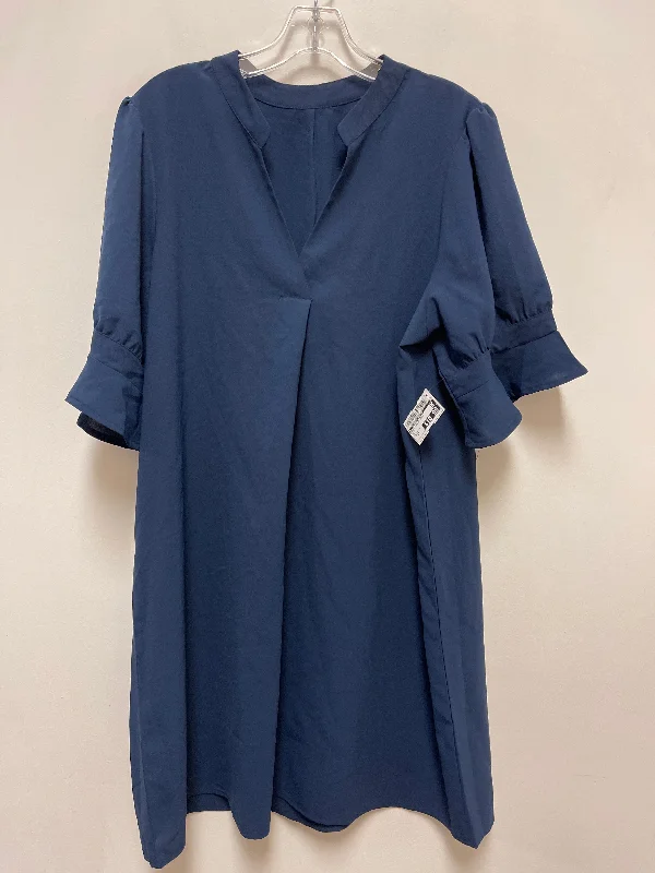 Today’s Deal Dress Casual Short By Clothes Mentor In Navy, Size: 2x
