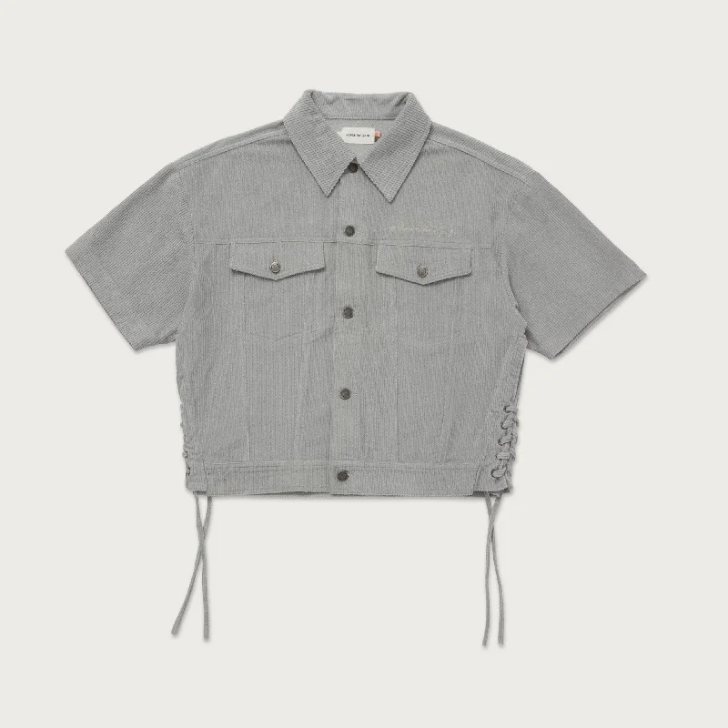 Massive Deals Womens Cord S/S Jacket - Stone