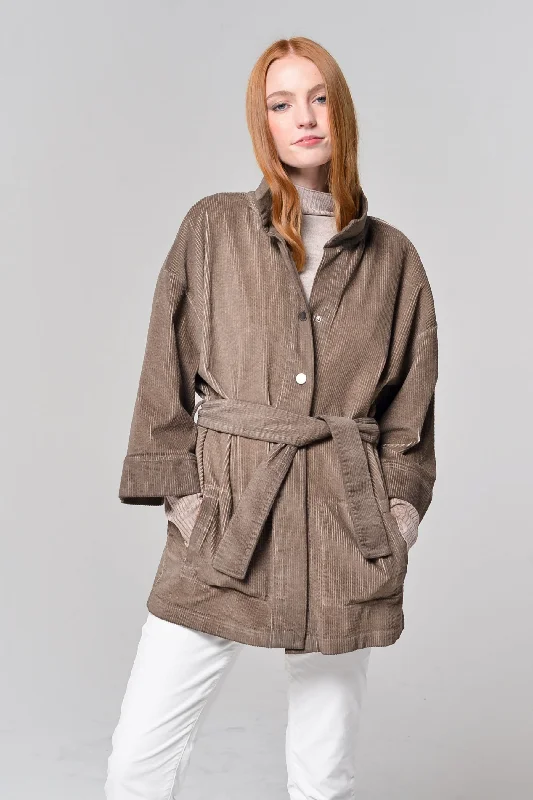 Best Bargains Daviot Corduroy Dust Coat - Reef