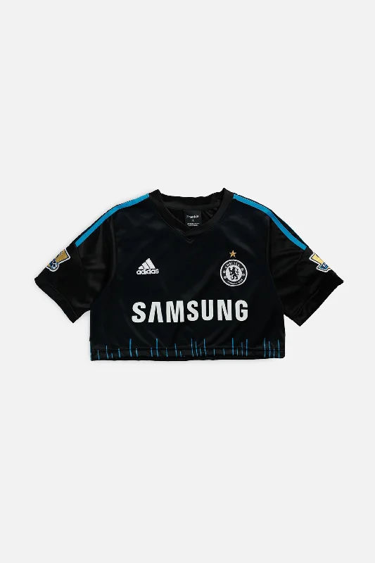 Instant Discount Rework Crop Chelsea Soccer Jersey - XS