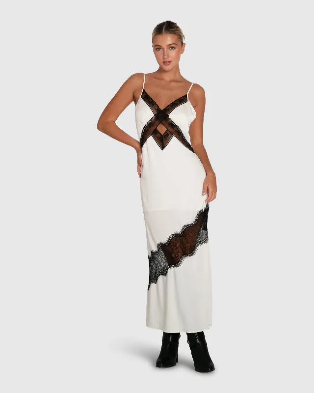 Flash Deals Heavenly Bodies Lace Slip Dress