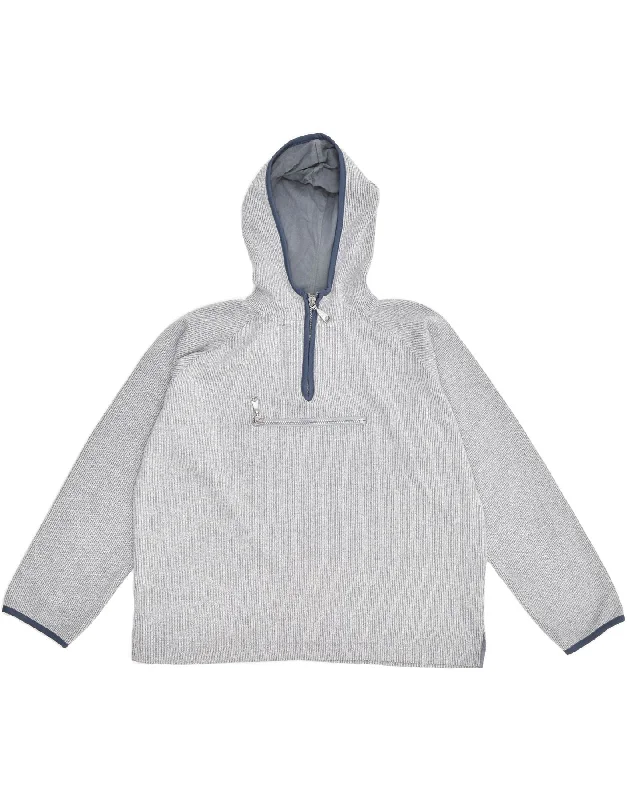 Deal Frenzy FAT FACE Womens Hoodie Jumper UK 14 Large Grey Cotton