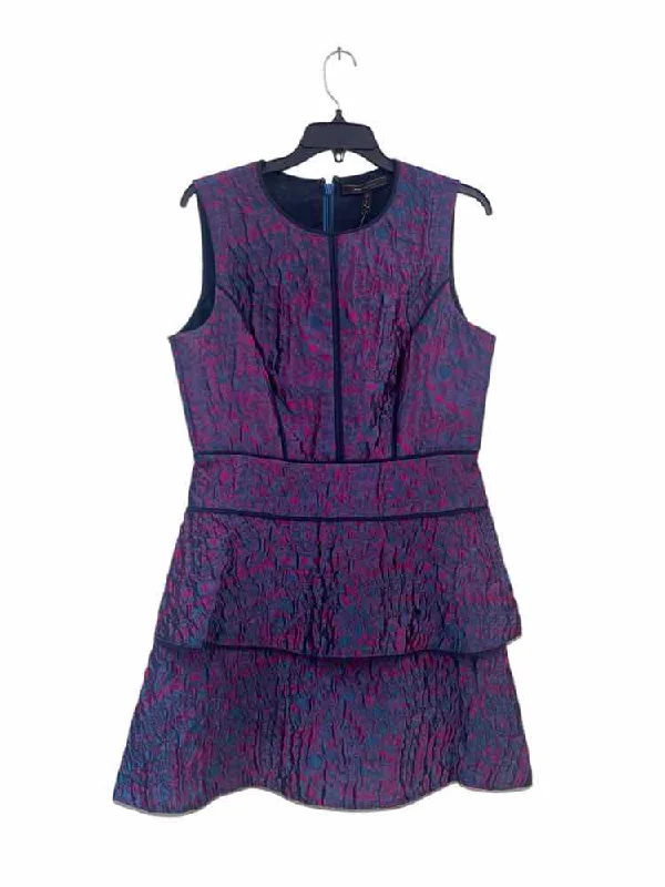 Price Reduction BCBG Max A. runway Dark Blue Multi Size 10 Dress