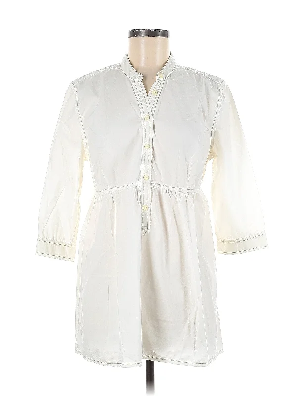 Extra Savings 3/4 Sleeve Button Down Shirt