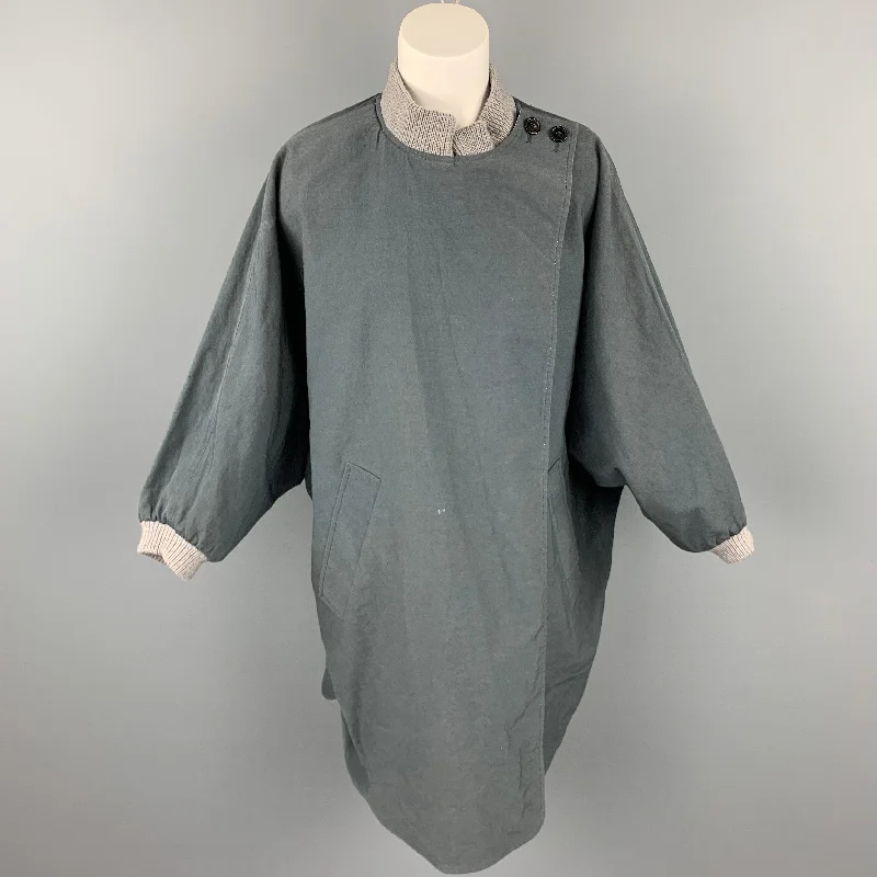 Weekend Flash Sale 3.1 PHILLIP LIM Size M Gray & Beige Cotton Blend Oversized Reversible Jacket