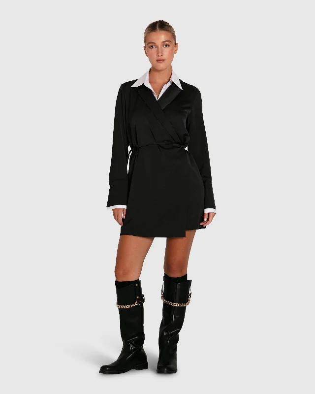 Extra Discounts Make Me Feel Layered Shirt Dress