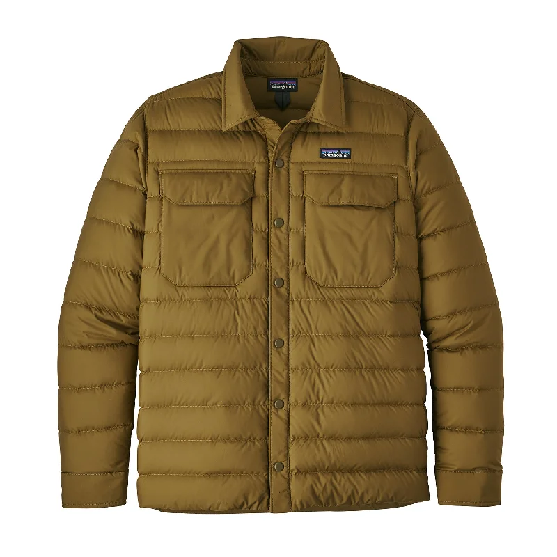 Savings Bonanza Men's Silent Down Shirt Jacket