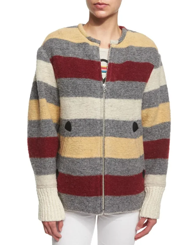 Price Drop Fimo Striped Blanket Jacket