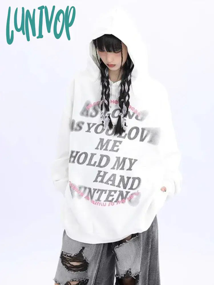 Crazy Deals Lunivop Oversize Y2k Streetwear Hoodies Women Harajuku Fashion Letter Print Hooded Sweatshirts Grunge Hip Hop Casual Kpop Tops Crazy Deals Lunivop Oversize Y2k Streetwear Hoodies Women Harajuku Fashion Letter Print Hooded Sweatshirts Grunge Hip Hop Casual Kpop Tops