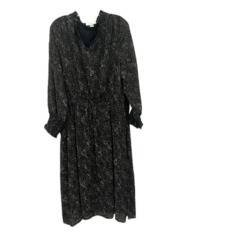 Online Only Dress Casual Maxi By Cj Banks In Black, Size: 2x