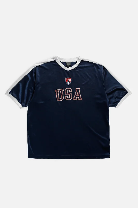 New Markdowns Vintage USA Soccer Jersey - L