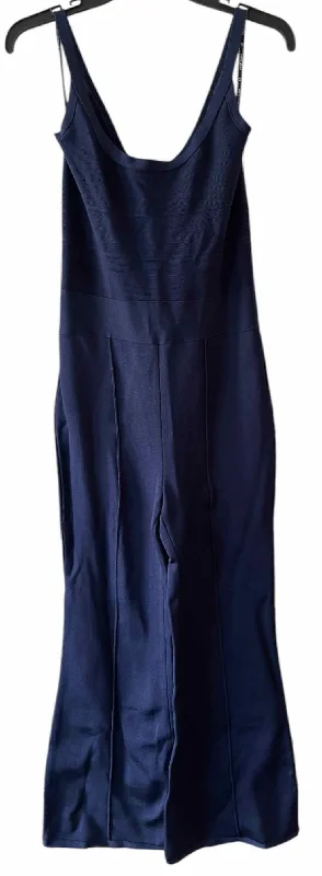Price Slash Herve Leger Navy Size M Jumpsuit