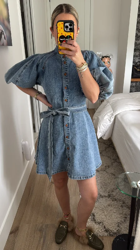 Special Offer Long Lost Love Denim Dress
