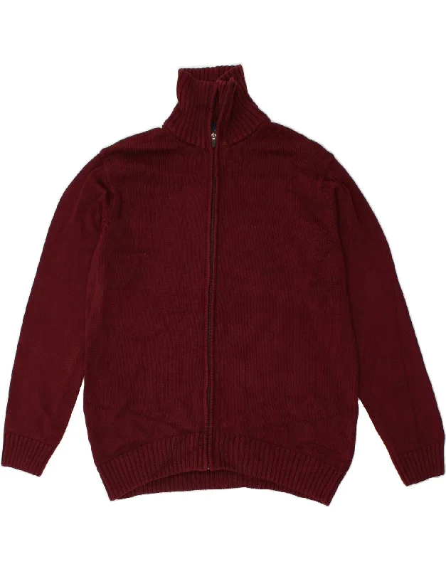 Daily Specials MASSIMO DUTTI Womens Cardigan Sweater UK 18 XL Maroon