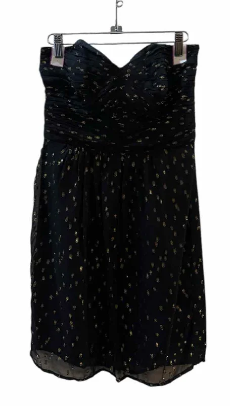 Final Clearance Shoshanna Black and Gold Size 6 Dress