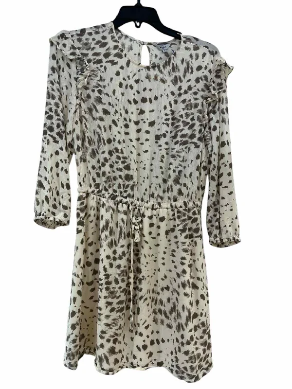 Buy Now Rails Cream and Brown Size S Dress
