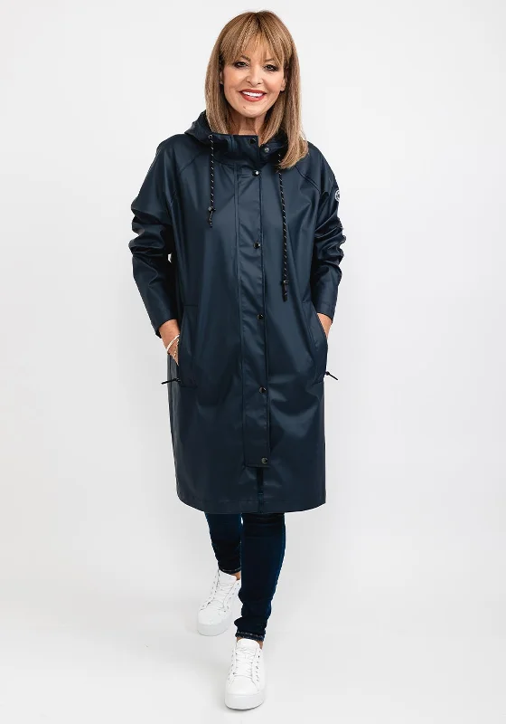 Clearance Event Frandsen Water Resistant Long Raincoat, Ink