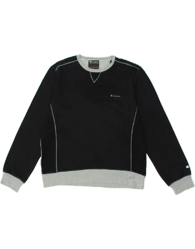 Exclusive Online Offer CHAMPION Womens Sweatshirt Jumper UK 18 XL Black Cotton