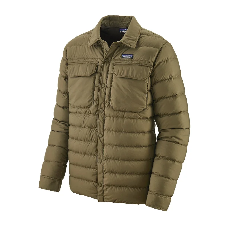 Deal Explosion Men's Silent Down Shirt Jacket