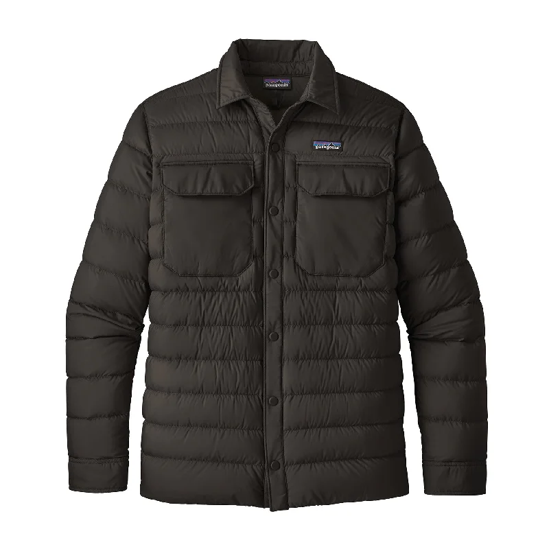 Price Smash Men's Silent Down Shirt Jacket