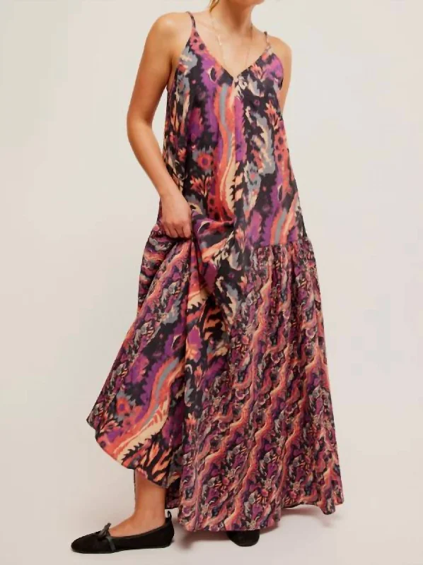 Clearance Sale Everything And More Maxi Dress In Black Combo