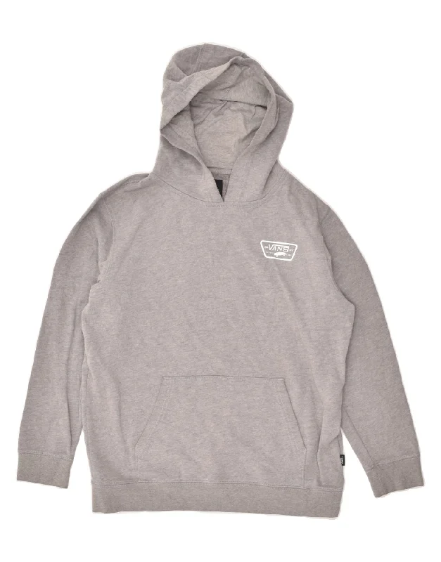 Value Deals VANS Womens Graphic Hoodie Jumper UK 18 XL Grey Cotton