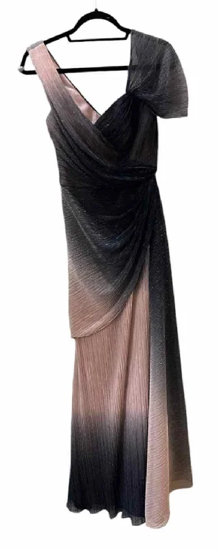 Big Savings Badgley Mischka Purple Multi Size 8 Dress