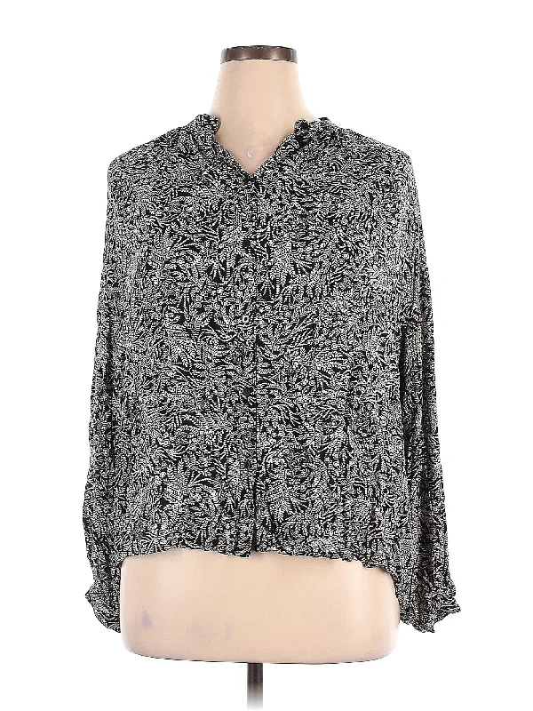 Act Fast Long Sleeve Blouse