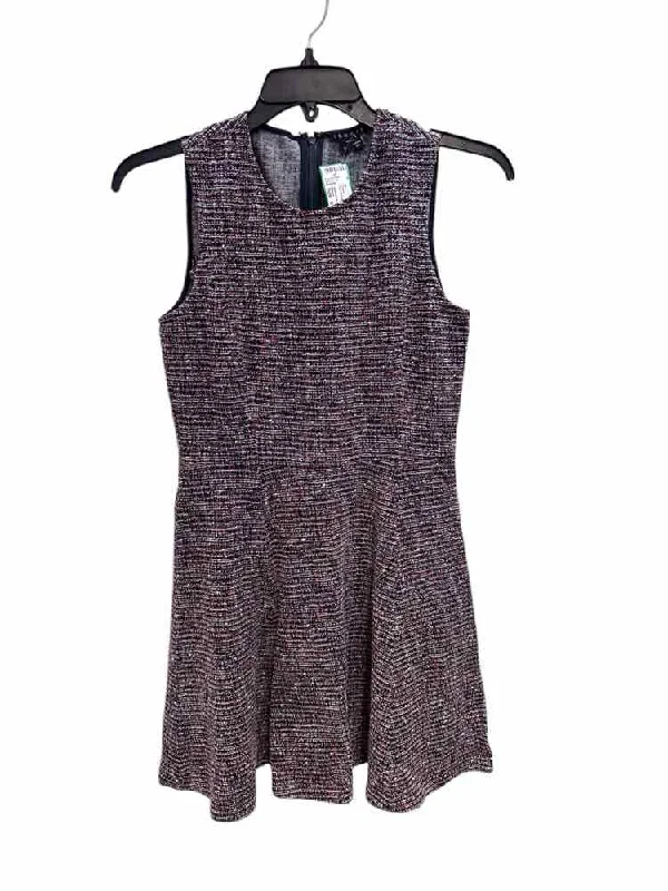 Overstock Theory Red and Black Size 0 Dress