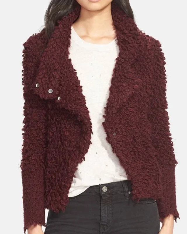 Bargain Prices "Shaggy Caty" Moto Jacket