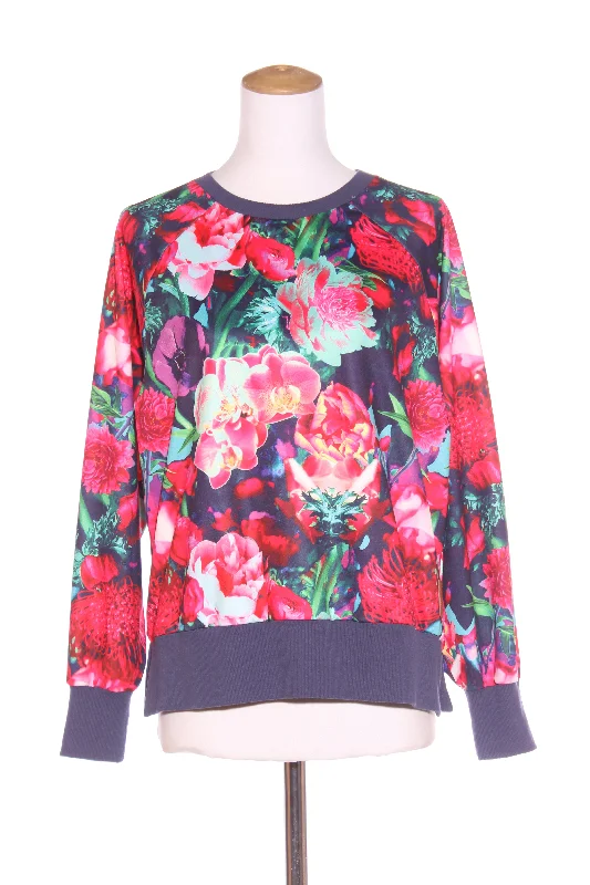 Crazy Savings AUGUSTINE (LN) Floral print sweater! 10-12