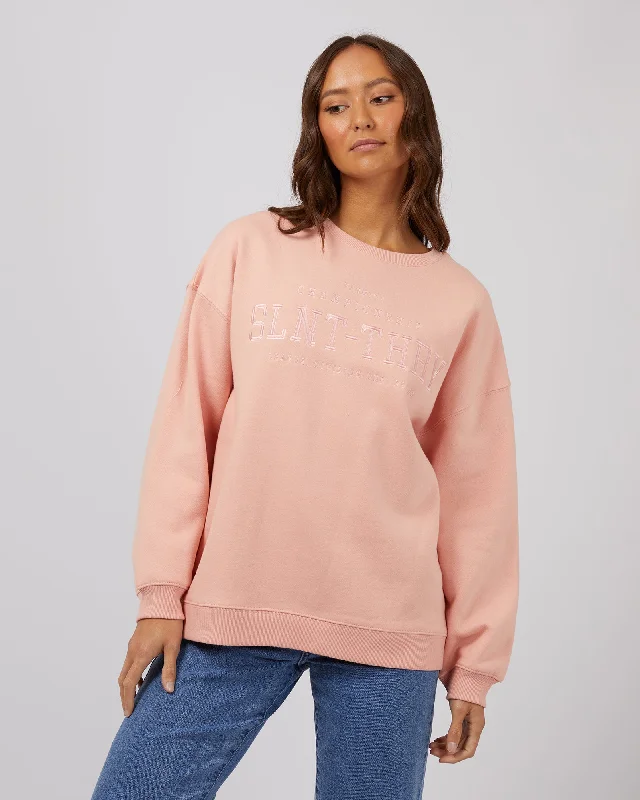 Price Rollback Varsity Crew Pale Pink