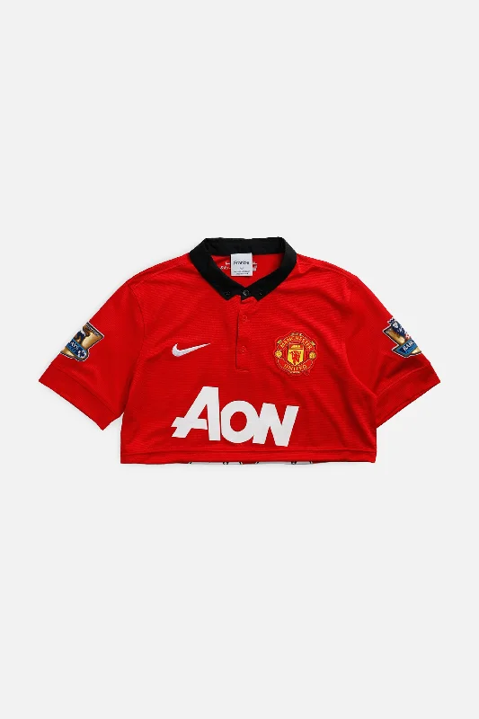 Blowout Sale Rework Crop Manchester Soccer Jersey - M