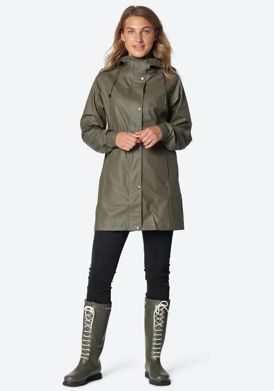 Buy More, Save More Ilse Jacobsen Rain 87 Light Raincoat, Army