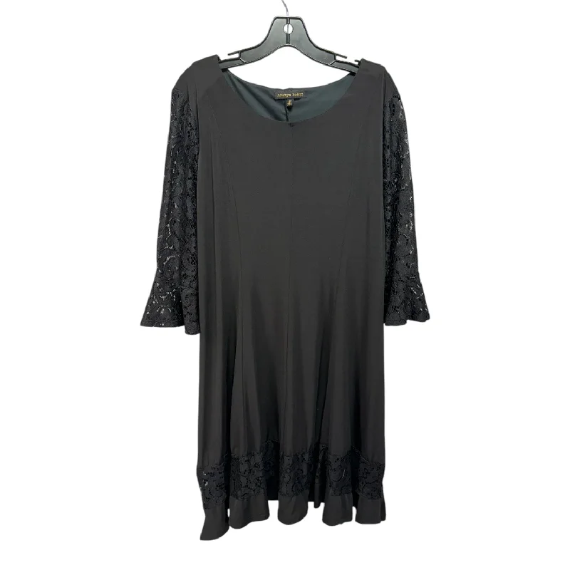 Price Rollback Dress Casual Short By Always Indigo In Black, Size: 2x