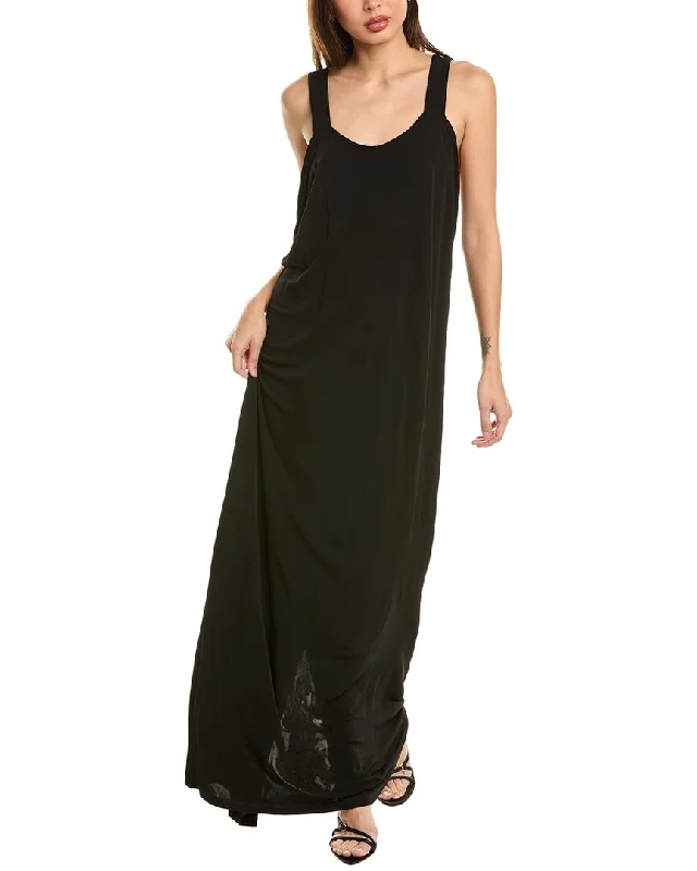 Stock Clearance Alberta Ferretti Draped Back Gown
