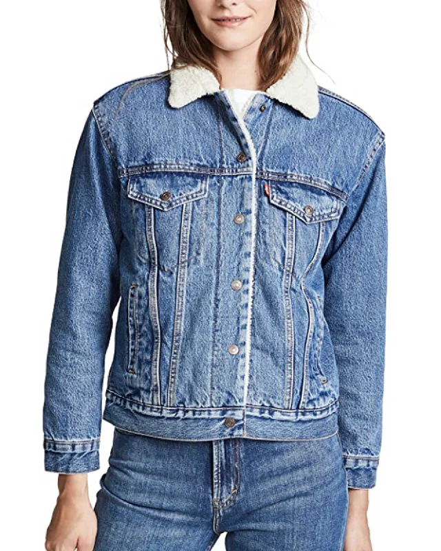 Bargain Bin "Ex-Boyfriend Sherpa Trucker Jacket"