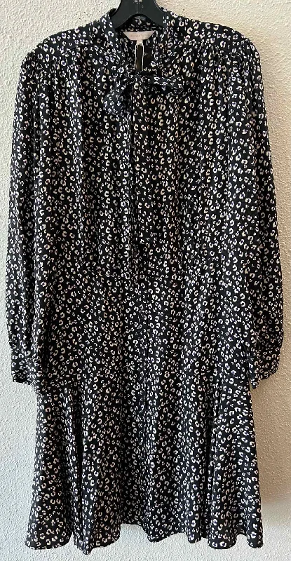 Today’s Deal Rebecca Taylor Black Multi Size 10 Dress
