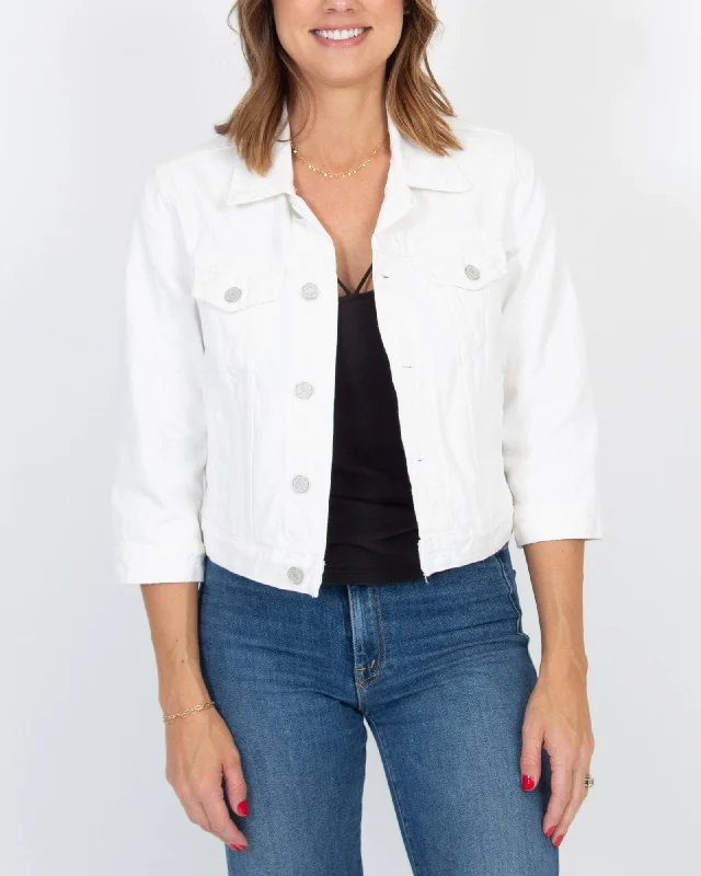 Super Bargain White Jean Jacket