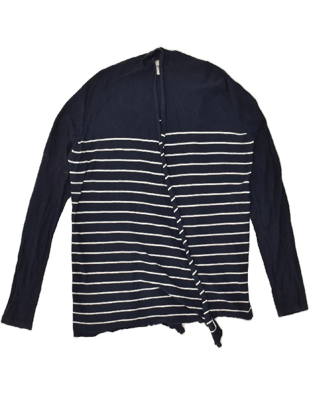 Instant Savings FAT FACE Womens Cardigan Sweater UK 14 Large Navy Blue Striped Cotton Instant Savings FAT FACE Womens Cardigan Sweater UK 14 Large Navy Blue Striped Cotton