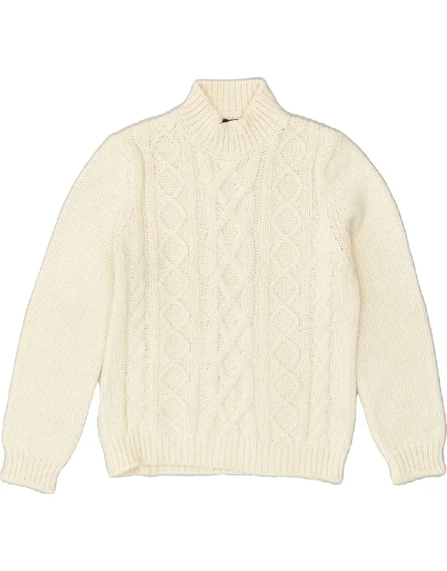 Loyalty Reward SISLEY Womens Turtle Neck Jumper Sweater UK 14 Large Off White